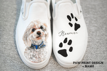 Load image into Gallery viewer, Handpainted Custom Pet Portrait Vans
