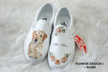 Load image into Gallery viewer, Handpainted Custom Pet Portrait Vans