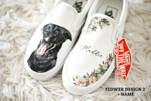 Load image into Gallery viewer, Handpainted Custom Pet Portrait Vans