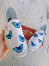 Load image into Gallery viewer, Handpainted Butterfly Vans
