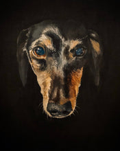 Load image into Gallery viewer, Custom Painted Pet Portrait headshot 10x10 canvas