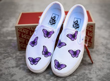 Load image into Gallery viewer, Handpainted Butterfly Vans