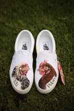 Load image into Gallery viewer, Handpainted Custom Pet Portrait Vans *with names* (two pets)