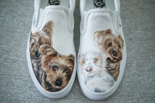 Load image into Gallery viewer, Four Pets -Handpainted Custom Pet Portrait Vans