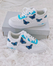 Load image into Gallery viewer, Handpainted AF1 Butterfly sneakers | Custom Air Force 1