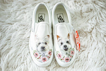 Load image into Gallery viewer, Handpainted Custom Double Pet Portrait Vans *with additional designs*