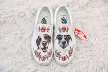 Load image into Gallery viewer, Handpainted Custom Double Pet Portrait Vans *with additional designs*