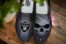 Load image into Gallery viewer, Raiders Custom Painted Shoes | Raiders Nation | Raiders Shoes