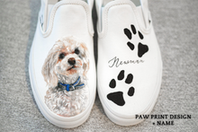 Load image into Gallery viewer, Handpainted Custom Pet Portrait Vans
