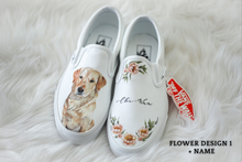 Load image into Gallery viewer, Handpainted Custom Pet Portrait Vans
