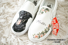 Load image into Gallery viewer, Handpainted Custom Pet Portrait Vans
