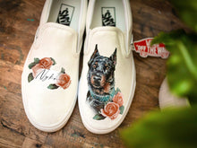 Load image into Gallery viewer, Handpainted Custom Pet Portrait Vans
