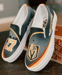 Golden Knights Custom painted shoes