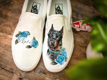 Load image into Gallery viewer, Handpainted Custom Pet Portrait Vans
